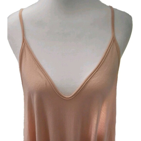 In Love Blush Pink Boho Festival Fairy Beach Maxi Dress Pockets Women SZ Large - Picture 10 of 15